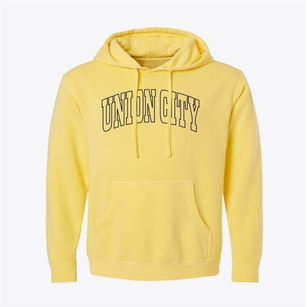 Union City California Trendy Block Pigment-Dyed Hoodie