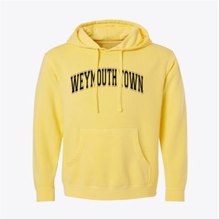 Weymouth Town Massachusetts Varsity Pigment-Dyed Hoodie