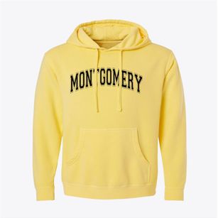Montgomery Georgia Varsity Pigment-Dyed Hoodie