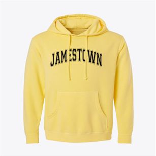 Jamestown North Carolina Varsity Pigment-Dyed Hoodie
