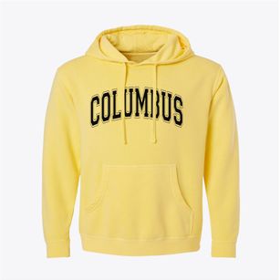 Columbus Texas Varsity Pigment-Dyed Hoodie