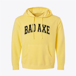 Bad Axe Michigan Varsity Pigment-Dyed Hoodie