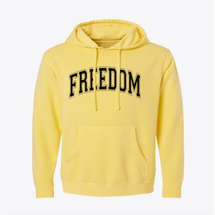 Freedom New York Varsity Pigment-Dyed Hoodie