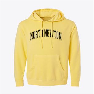 North Newton Kansas Varsity Pigment-Dyed Hoodie
