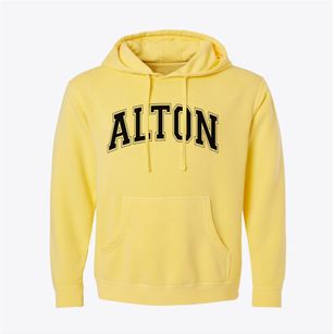 Alton Iowa Varsity Pigment-Dyed Hoodie