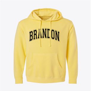 Brandon Mississippi Varsity Pigment-Dyed Hoodie