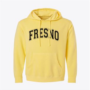 Fresno California Varsity Pigment-Dyed Hoodie