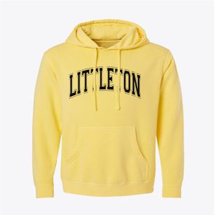 Littleton North Carolina Varsity Pigment-Dyed Hoodie