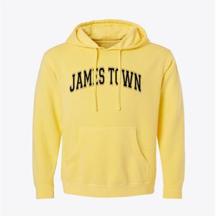 James Town Wyoming Varsity Pigment-Dyed Hoodie