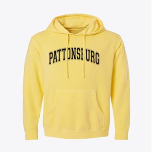 Pattonsburg Missouri Varsity Pigment-Dyed Hoodie