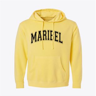 Maribel Wisconsin Varsity Pigment-Dyed Hoodie