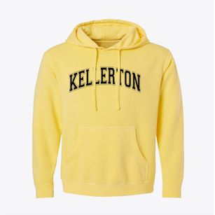 Kellerton Iowa Varsity Pigment-Dyed Hoodie