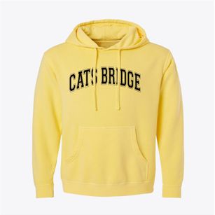 Cats Bridge Virginia Varsity Pigment-Dyed Hoodie