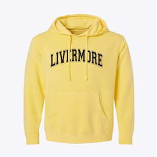 Livermore California Varsity Pigment-Dyed Hoodie