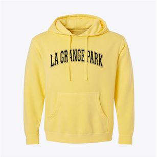 La Grange Park Illinois Varsity Pigment-Dyed Hoodie