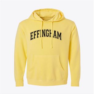 Effingham Illinois Varsity Pigment-Dyed Hoodie