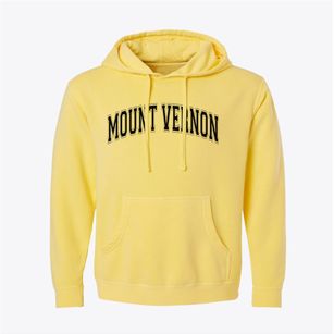 Mount Vernon Virginia Varsity Pigment-Dyed Hoodie