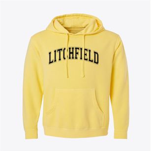 Litchfield New Hampshire Varsity Pigment-Dyed Hoodie