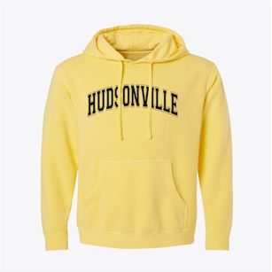 Hudsonville Michigan Varsity Pigment-Dyed Hoodie
