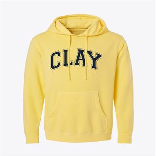 Clay New York Varsity Pigment-Dyed Hoodie