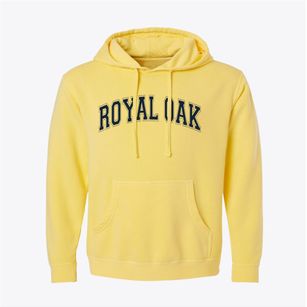 Royal Oak Michigan Varsity Pigment-Dyed Hoodie