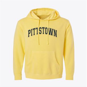 Pittstown New York Varsity Pigment-Dyed Hoodie