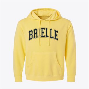 Brielle New Jersey Varsity Pigment-Dyed Hoodie