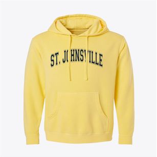 St. Johnsville New York Varsity Pigment-Dyed Hoodie