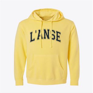 L'anse Michigan Varsity Pigment-Dyed Hoodie