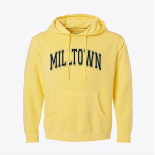 Milltown Wisconsin Varsity Pigment-Dyed Hoodie