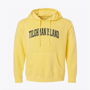 Tilghman Island Maryland Varsity Pigment-Dyed Hoodie