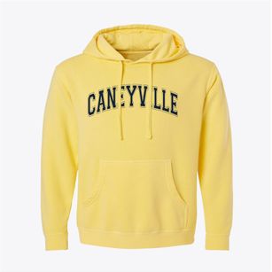 Caneyville Kentucky Varsity Pigment-Dyed Hoodie