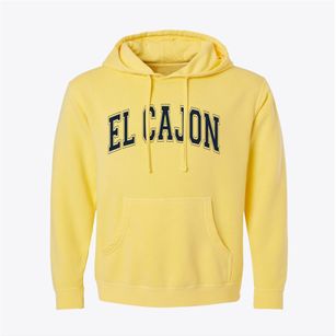 El Cajon California Varsity Pigment-Dyed Hoodie