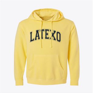 Latexo Texas Varsity Pigment-Dyed Hoodie