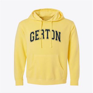 Gerton North Carolina Varsity Pigment-Dyed Hoodie