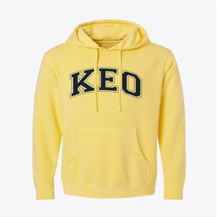 Keo Arkansas Varsity Pigment-Dyed Hoodie