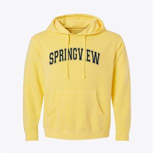 Springview Nebraska Varsity Pigment-Dyed Hoodie