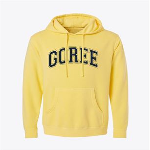 Goree Texas Varsity Pigment-Dyed Hoodie