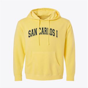 San Carlos I Texas Varsity Pigment-Dyed Hoodie
