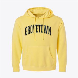 Grovetown Georgia Varsity Pigment-Dyed Hoodie