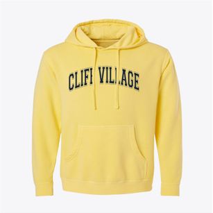 Cliff Village Missouri Varsity Pigment-Dyed Hoodie