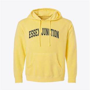 Essex Junction Vermont Varsity Pigment-Dyed Hoodie