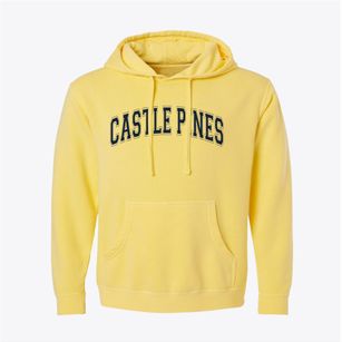 Castle Pines Colorado Varsity Pigment-Dyed Hoodie