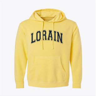 Lorain Ohio Varsity Pigment-Dyed Hoodie