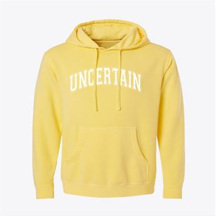 Uncertain Texas Varsity Pigment-Dyed Hoodie