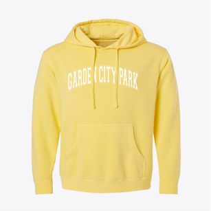 Garden City Park New York Varsity Pigment-Dyed Hoodie