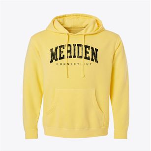 Meriden Connecticut Urban Vibe Pigment-Dyed Hoodie