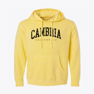 Cambria California Urban Vibe Pigment-Dyed Hoodie