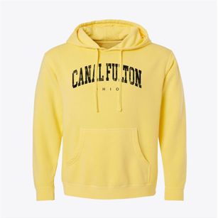 Canal Fulton Ohio Urban Vibe Pigment-Dyed Hoodie