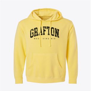 Grafton West Virginia Urban Vibe Pigment-Dyed Hoodie